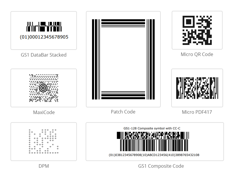 Dynamsoft Barcode Reader 7.2 New Supported Barcodes