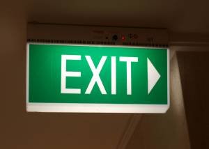 exit sign