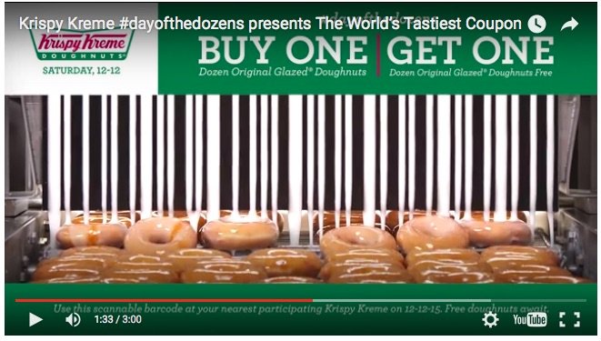 krispy kreme barcode