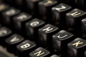 typewriter keys
